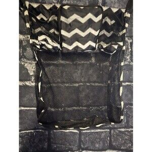 ThirtyOne Gifts On the Stroll organizer bag featuring a black and white